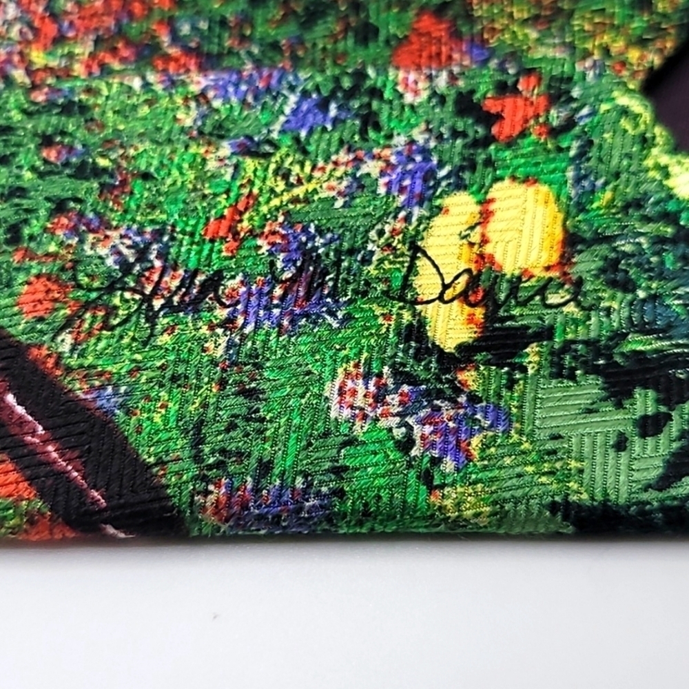 100% Silk Texas Cactus Blossoms 1997 Men's Tie Vintage - Picture 6 of 8